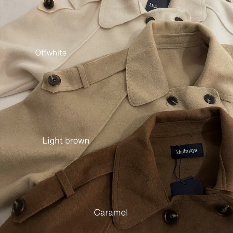 MALIMAYS - Mooni Wool Coat เสื้อโค้ทผ้าวูล รูปที่ 8