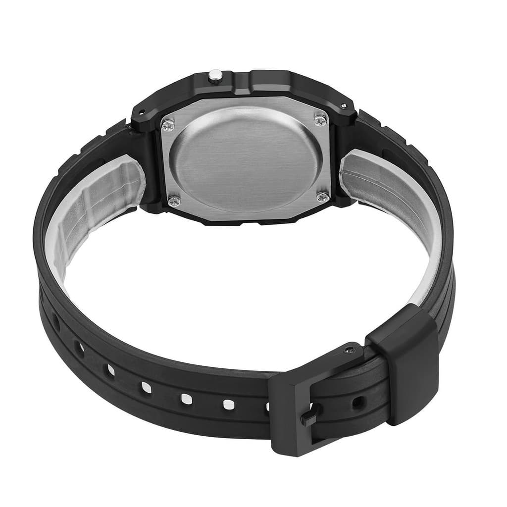 นาฬิกา นาฬิกาแฟชั่น SOLOS นาฬิกาข้อมือผู้ชาย สายเรซิ่น รุ่น F-91W-Black รูปที่ 9