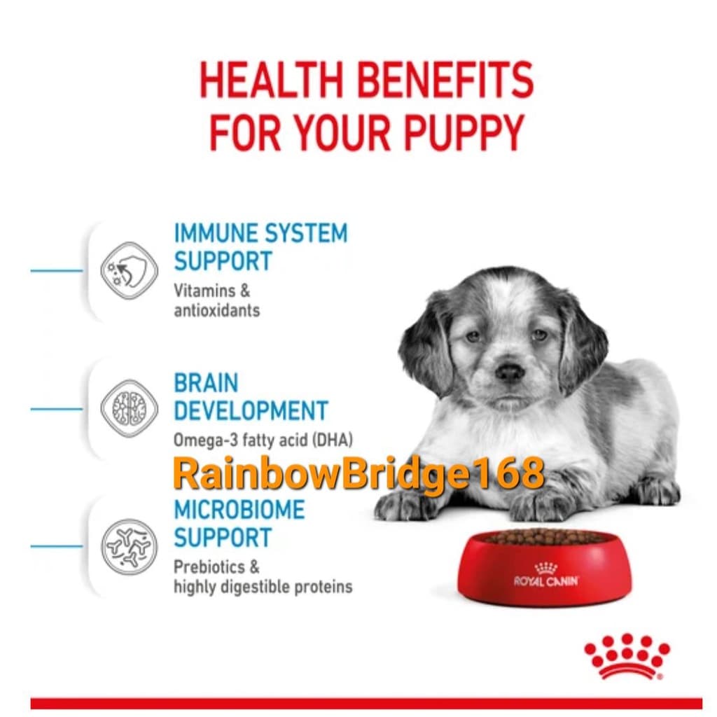 Royal Canin Medium Puppy 15kg / Medium Adult 15kg โรยัลคานิน ลูกสุนัข / สุนัขโต สุนัขพันธุ์กลาง ขนาด 15 กิโลกรัม รูปที่ 9