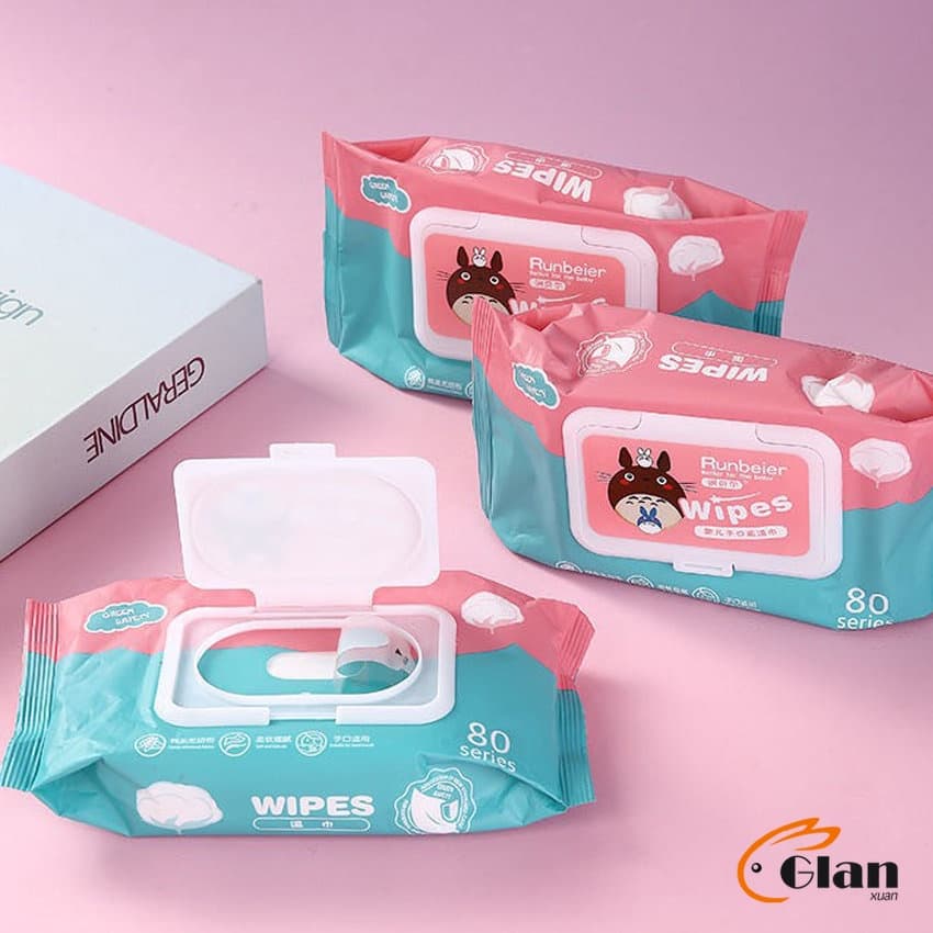 ทิชชู่เปียก กระดาษเปียก Baby Wipes ผ้าเปียก ทิชชู่เปียกเด็ก กระดาษทิชชู่เปียก สูตรน้ำบริสุทธิ์ ผ้านุ่มชุ่มชื่น ทิชชู่เปี รูปที่ 1