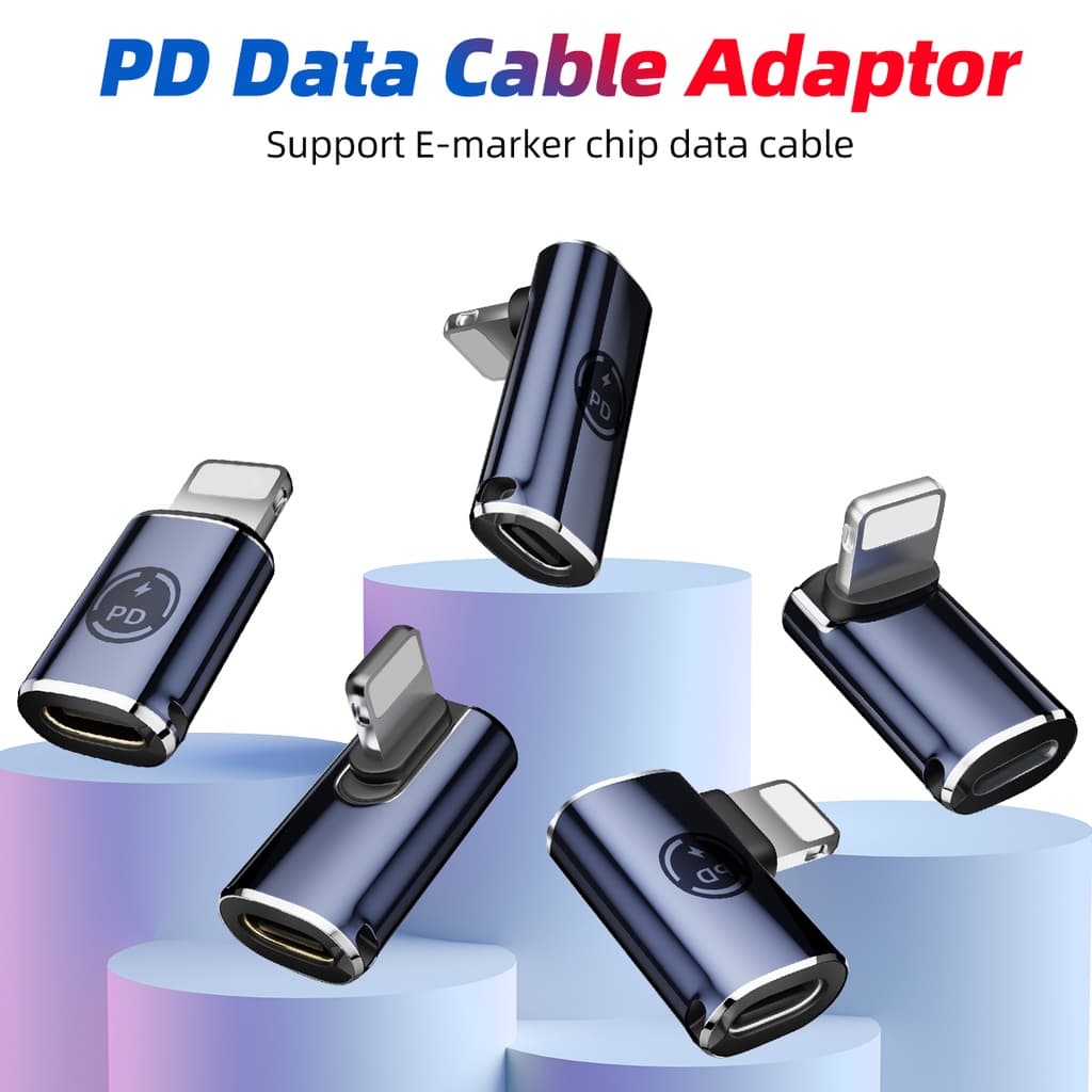 Fonken PD27W อะแดปเตอร์แปลงสายชาร์จ Type C เป็น iOS สําหรับ I-Phone I-Pad Data Sync รูปที่ 3