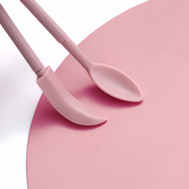Retractable ซิลิโคน Mini Scraper เครื ่ องสําอางค ์ Scoop ครีม Liquid Foundation 2/4 ชิ ้ นเครื ่ องมือความงาม รูปที่ 5