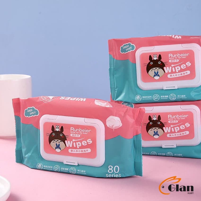 ทิชชู่เปียก กระดาษเปียก Baby Wipes ผ้าเปียก ทิชชู่เปียกเด็ก กระดาษทิชชู่เปียก สูตรน้ำบริสุทธิ์ ผ้านุ่มชุ่มชื่น ทิชชู่เปี รูปที่ 4