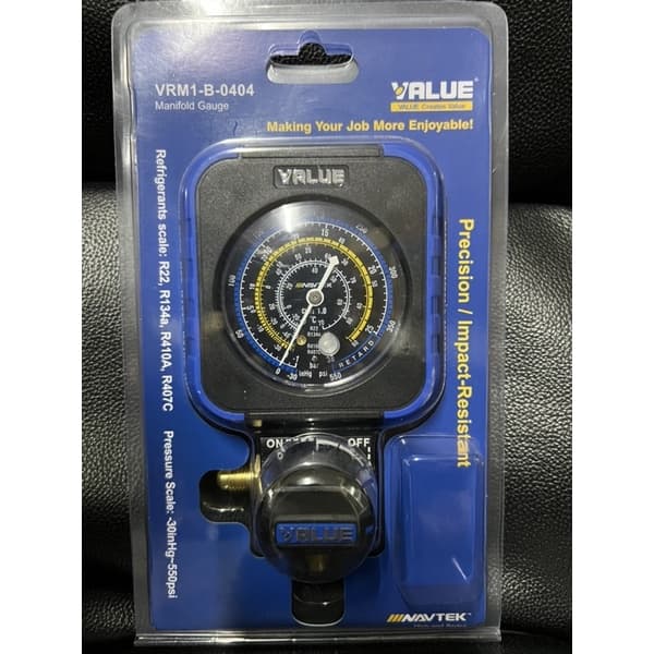 เกจ์เดี่ยวด้านโลว์ เพรชเชอร์ ยี่ห้อ VALUE ซีรี่ย์ Navtek รุ่น VRM1-B-0404 รูปที่ 1
