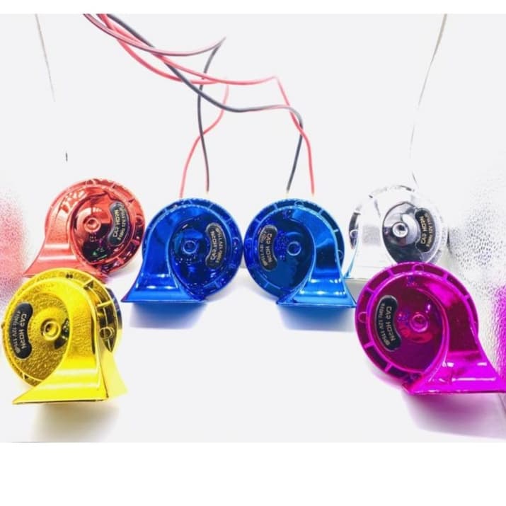 JD.C ราคาโปรโมชั่น HONG แตรหอยโข่ง เสียงรถเบนซ์ 12V ราคาขายส่ง เลือกสีได้เลย รูปที่ 1