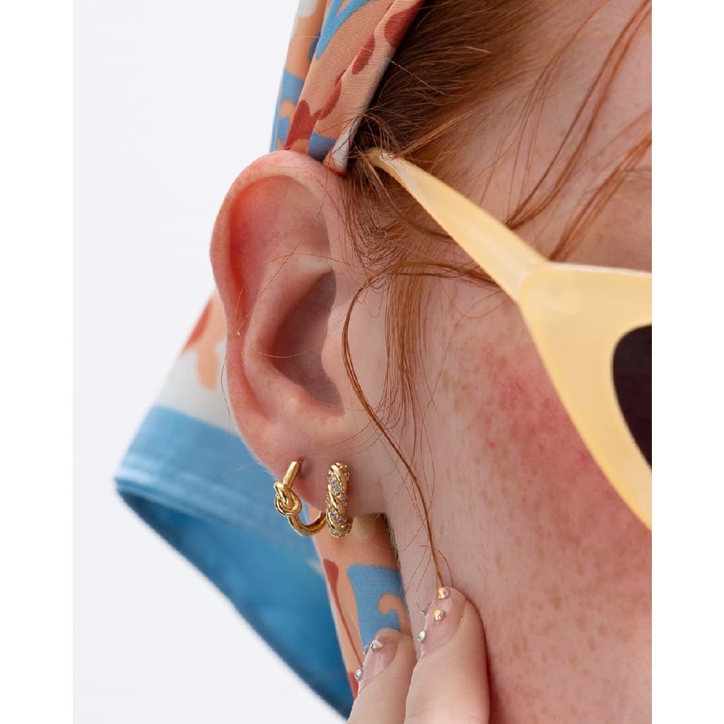 Julys - knot huggie earrings รูปที่ 7