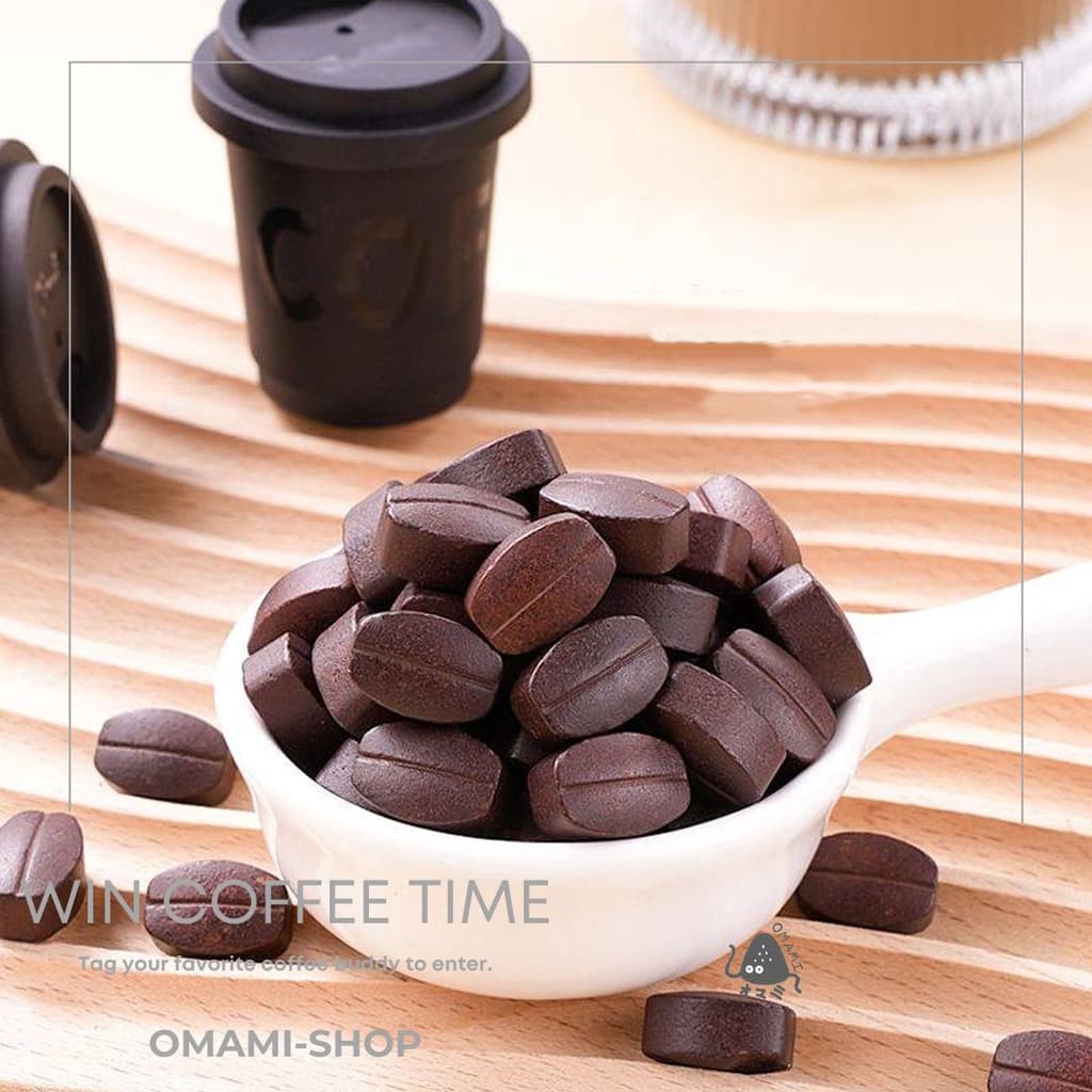 ! ลูกอมกาแฟในแก้วกาแฟจิ๋ว ลูกอมกาแฟ ได้รสชาติของกาแฟแท้ 100% มีทั้งหมด 2 รสชาติ รูปที่ 3