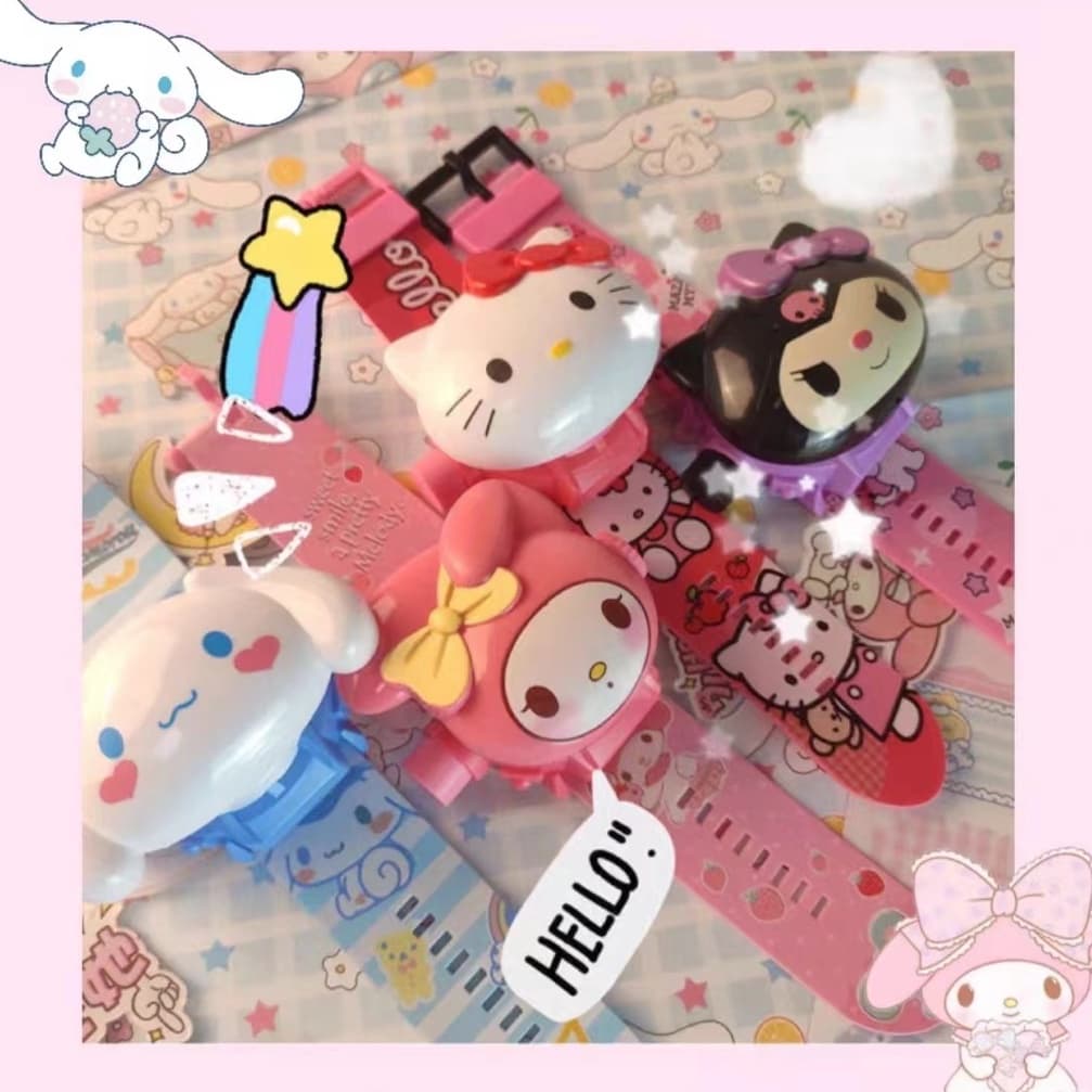 นาฬิกาข้อมือเด็กลายการ์ตูนรุ้นไฟฉาย Babywatchสำหรับเด็กผู้หญิงผุ้ชายแฟชั่นนักเรียนรุ่นหัวตุ๊กตา ส่งด่วน ส่งจากไทย TF รูปที่ 6
