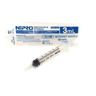 Nipro Syringe นิโปร ไซริงค์ ไซริ้ง 1,3,5,10,20,50 ml HH 21XX กระบอกฉีดยา หลอดฉีดยา ล้างจมูก ป้อนยาเด็ก รูปที่ 3
