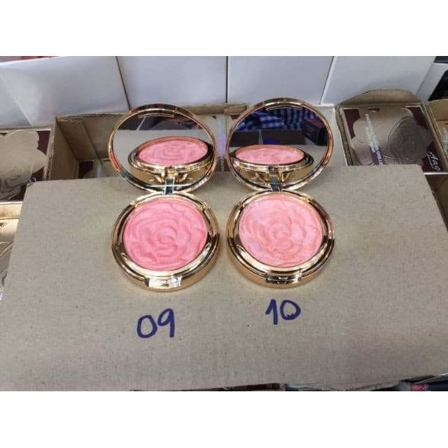 บลัชออน AAC Energizing Pink BB Grilled Blush Wear ตลับทอง No.803 รูปที่ 7