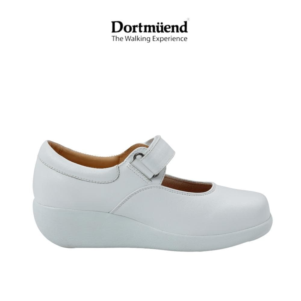 Dortmuend Pro Series Sarah JS903 002-000 White รองเท้าสุขภาพ รองเท้าหมอ รองเท้าพยาบาล สำหรับผู้ที่ยืน-เดินนาน รูปที่ 6
