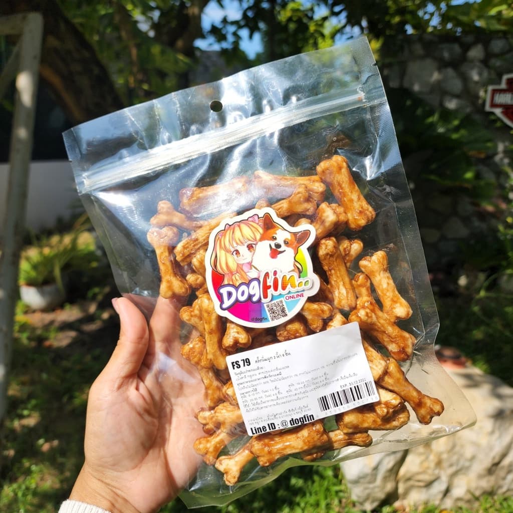 Dogfin ครั้นชี่รูปกระดูกเคลือบเวเฟอร์รสตับ/รสไก่/รสเนื้อ สำหรับน้องหมาทุกสายพันธุ์ รูปที่ 5