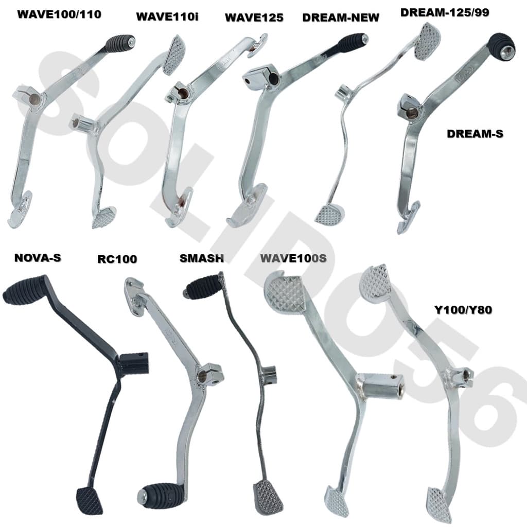 คันเกียร์ WAVE 100/110/110i/125/100S, DREAM 125/99/NEW/S, NOVA-S, RC100, SMASH, Y80/100, SPARK รูปที่ 2