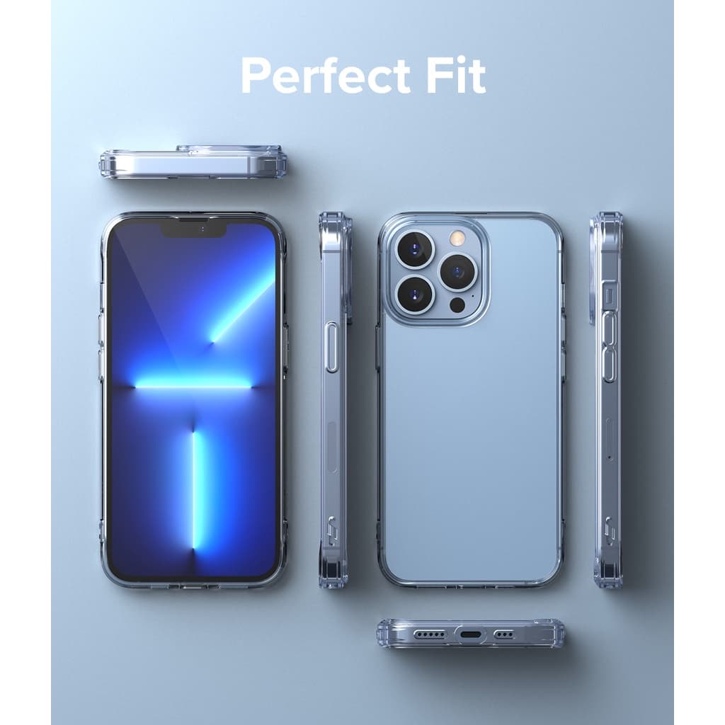 Ringke Fusion เคสโทรศัพท์มือถือแบบแข็ง คริสตัลใส ธรรมชาติ สําหรับ iPhone 13 mini 13 13 Pro 13 Pro Max รูปที่ 4