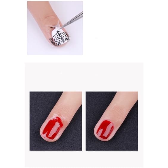 กาวทาขอบเล็บป้องกันสีเล็บเปื้อน มีสีขาว-ชมพู/ขวดเล็ก-ขวดใหญ่ขนาด10ml.-15ml. ในไทย รูปที่ 2
