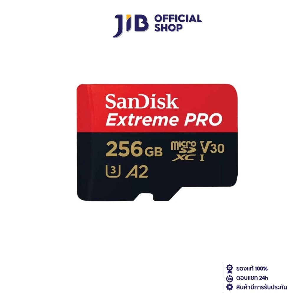 SANDISK 256 GB MICRO SD CARD EXTREME PRO MICROSDXC UHS-I CARD รูปที่ 1