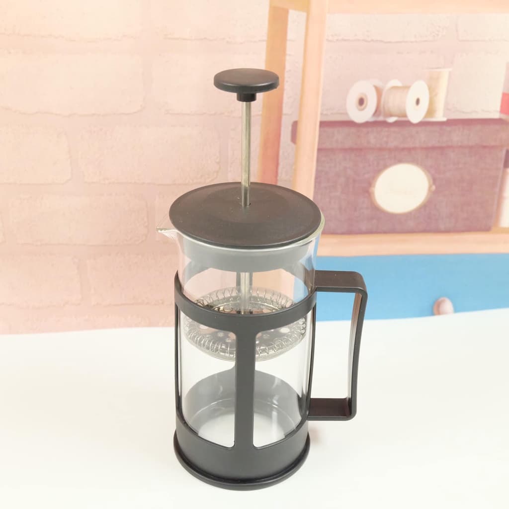 Gion-French Press 350 ml สีดำ กาเฟรนช์เพรส เครื่องชงกาแฟแบบกด แก้วชงกาแฟสด มีตัวกรองในตัว รูปที่ 8