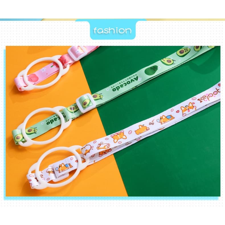 สายสะพายขวดน้ำพกพา สายคล้องขวดน้ำ สายคล้องขวดน้ํา แบบพกพา ลายการ์ตูน ปรับได้ รูปที่ 2