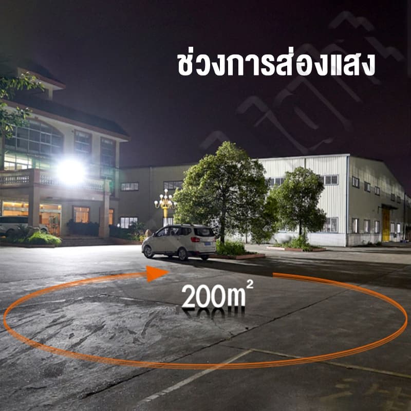 สปอร์ตไลท์ led 220v ไฟสปอร์ตไลท์ 10w 30w 50w 150w 200w 300w ไฟกลางแจ้ง Flood Light Saving ตกแต่งสวน ขนาด IP66 Waterproof รูปที่ 4