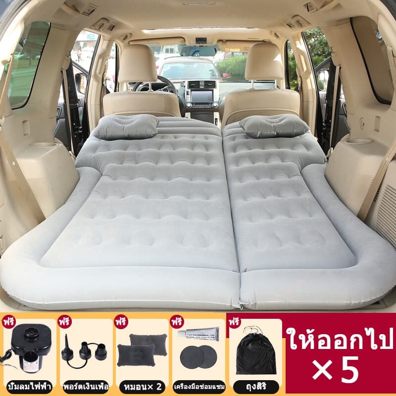 New Alitech ที่นอนในรถ SUV ที่นอนเบาะหลังรถยนต์ เตียงลมในรถยนต์ เบาะนอนกลางแจ้ง เปลี่ยนเบาะหลังSUVเป็นเตียงขนาดใหญ่ รูปที่ 2