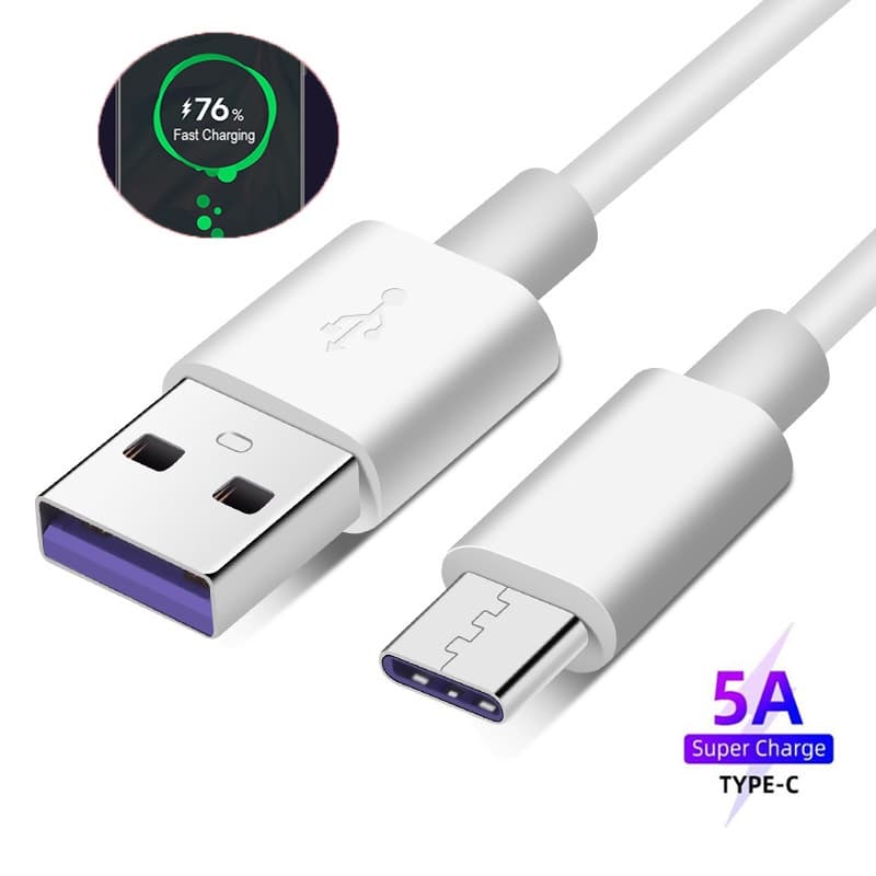 สายชาร์จ Type-C สายเคเบิลข้อมูล 5A พอร์ต 1M 1.5M 2M USB C สายชาร์จเร็ว เหมาะสำหรับโทรศัพท์มือถือทุกประเภทชาร์จพอร์ต รูปที่ 4