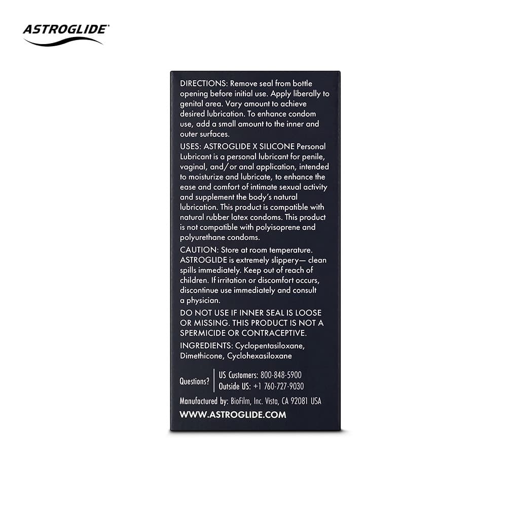 ASTROGLIDE เจลหล่อลื่น X Premium Silicone สูตรซิลิโคน หล่อลื่นยาวนานพิเศษ ขนาด 2.5 ออนซ์/74 มล. รูปที่ 2