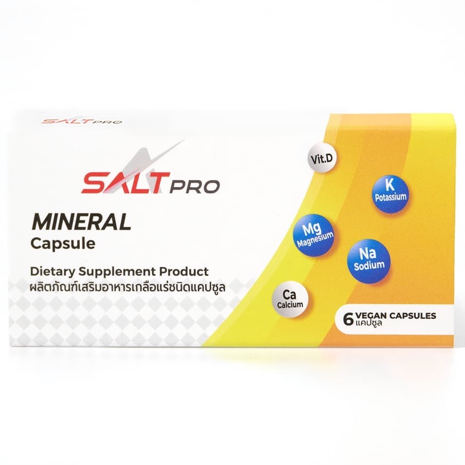 SaltPro Capsule เกลือแร่ ชนิดแคปซูลบรรจุ​แผง รูปที่ 6