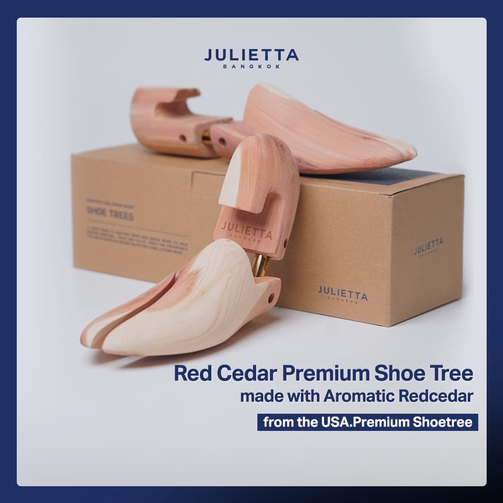 JULIETTA - ดันทรงรองเท้า Red Cedar Premium Shoe Tree made with Aromatic Redcedar from the USA.