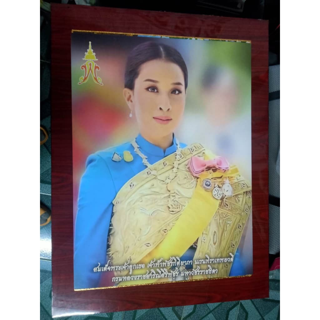 กรอบรูปวิทยาศาสตร์ เคลือบเรซิ่นเงา ภาพสมเด็จพระเจ้าลูกเธอ เจ้าฟ้าพัชรกิติยาภา รูปที่ 6