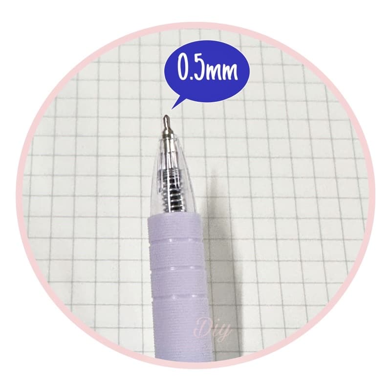 Speed Macaron ปากกาลูกลื่น หมึกสีน้ำเงิน สีแดง หมึกน้ำมัน 0.5mm B803-A Bepen รูปที่ 3