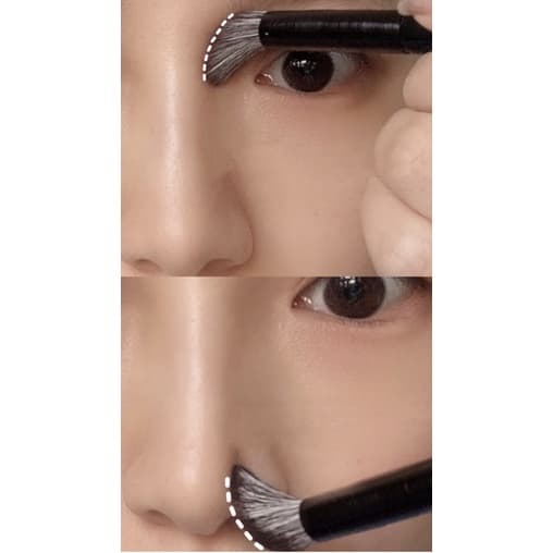 EYEAA แปรงแต่งหน้าอายแชโดว์ คอนทัวร์ ขนนิ่ม รูปที่ 5