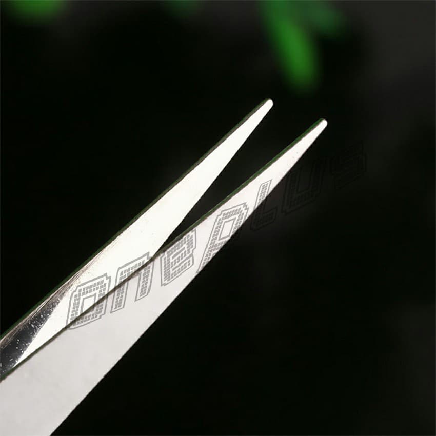 OnePlus คีบหนีบสแตนเลส คีมหนีบอเนกประสงค์ มี 2 แบบ ปากคีบงอ ปากคีบแหลม Stainless steel tweezers รูปที่ 6