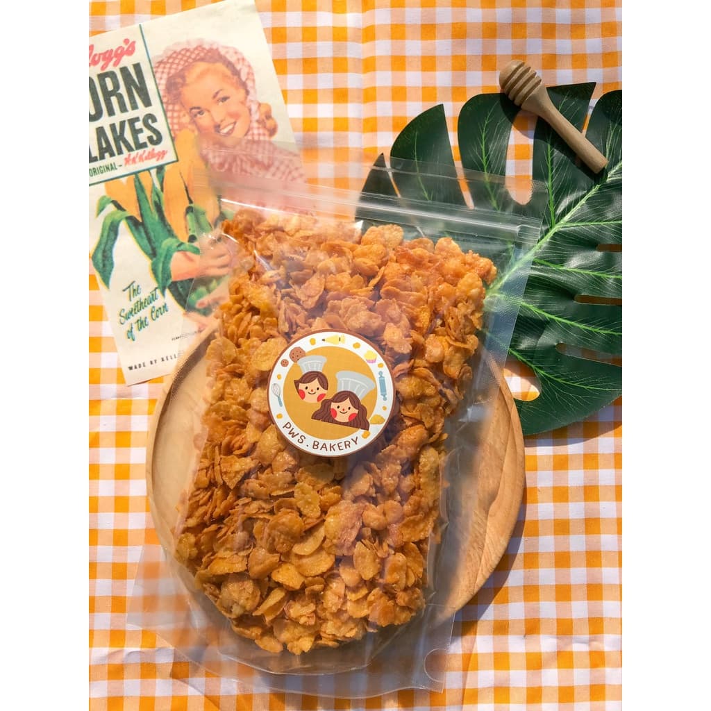 คอนเฟลกคาราเมล 250g | PWS.BAKERY ถุงกลาง หอมกรอบ ทานเพลิน รูปที่ 7