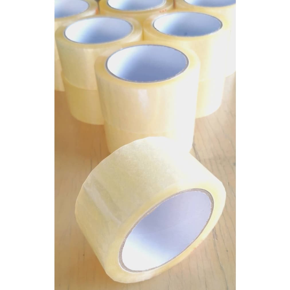เทปใส 2 นิ้ว 100 หลา OPP Tape แบบใส White core 48mm เทปกาว ปิดกล่อง ราคาประหยัด รูปที่ 2