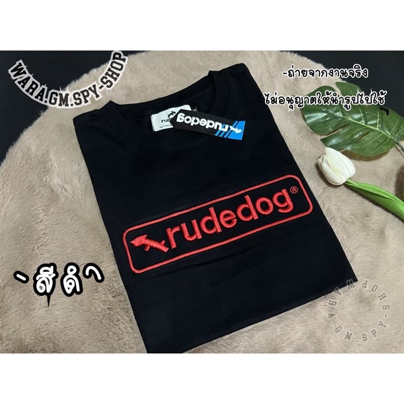 มาใหม่เสื้อยืดแขนสั้นruded0g”ปักอกและแขนตามภาพเลยนะคะ” s m l xl 2xl”ผ้าคอตตอนนุ่มไม่หยาบ”จ รูปที่ 7