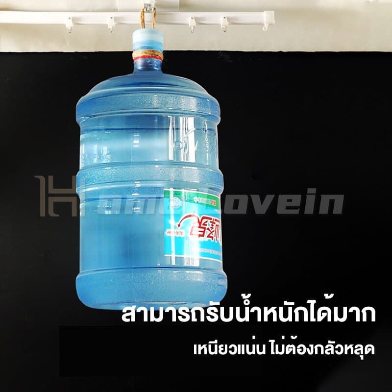 แถมอุปกรณ์ติดตั้ง! แบบติดฝ้า/แบบหันข้างติดตั้งรางผ้าม่าน ราวผ้าม่าน งอได้ รางดัดโค้งด้วยมือ ติดตั้งง่ายๆ รางม่าน ราวม่าน รูปที่ 4