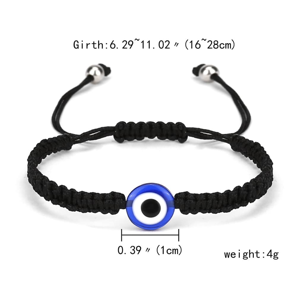 เครื่องประดับ สร้อยคอ จี้ตาชั่วร้ายนําโชค ทรงกลม สีฟ้า เหมาะกับของขวัญ สําหรับผู้หญิง รูปที่ 8