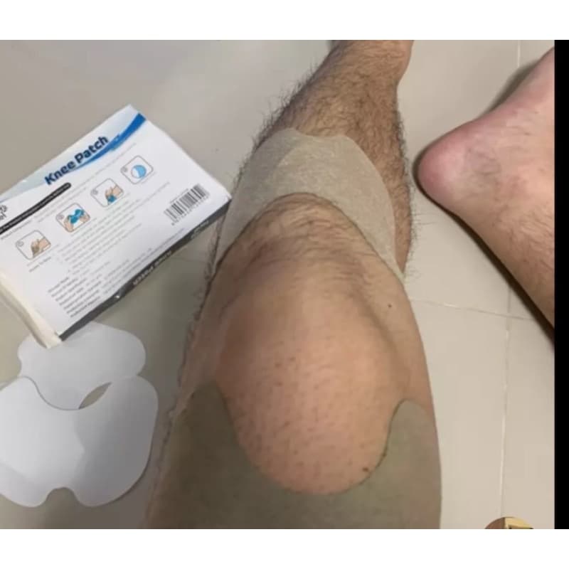 * * Knee Patch กล่อง 10 ชิ้น แผ่นแปะเข่า แผ่นแปะหัวเข่าลดปวดอักเสบคลายกล้ามเนื้อ สูตรเย็น ราคา ต่อกล่อง รูปที่ 3