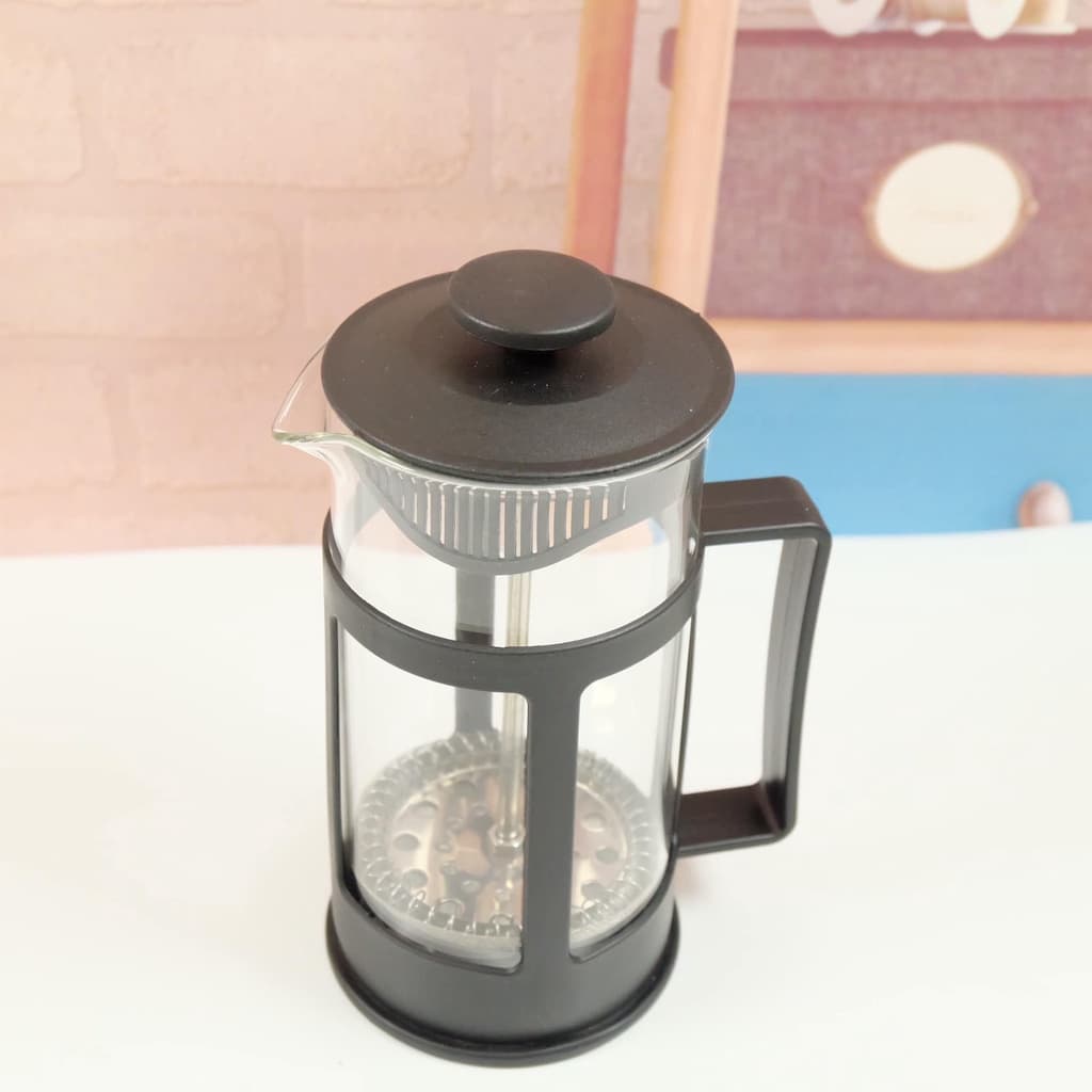 Gion-French Press 350 ml สีดำ กาเฟรนช์เพรส เครื่องชงกาแฟแบบกด แก้วชงกาแฟสด มีตัวกรองในตัว รูปที่ 9