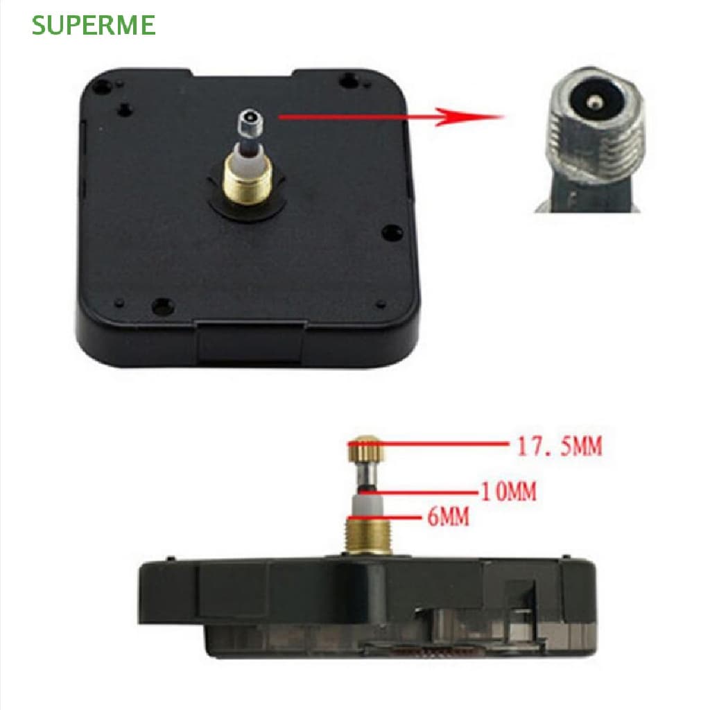 Superme กลไกนาฬิกาแขวน ขนาดใหญ่ DIY รูปที่ 3