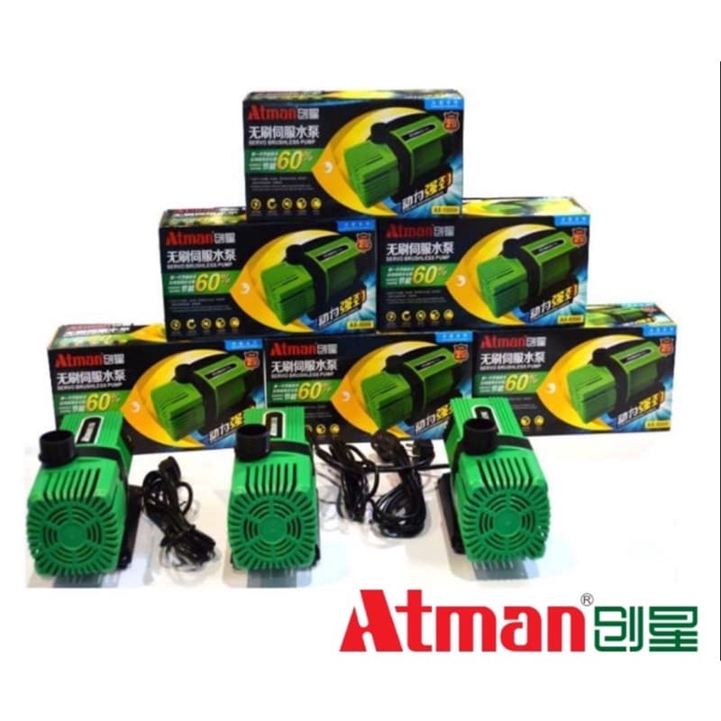 Atman ax 3000 /ax 4000 /ax 5000 /ax 6500 /ax 8000/ ax 10000 ปั๊มน้ำประหยัดไฟ ระบบอินเวอร์เตอร์ รูปที่ 1