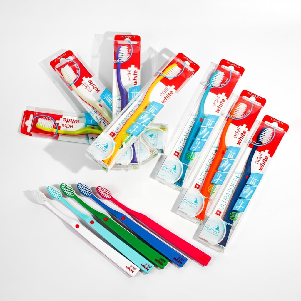 EDELWHITE UltraSoft Flosserbrush แปรงสีฟัน ขนนุ่มพิเศษ ถนอมเหงือก รูปที่ 5