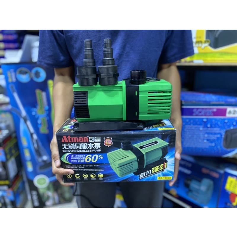 Atman ax 3000 /ax 4000 /ax 5000 /ax 6500 /ax 8000/ ax 10000 ปั๊มน้ำประหยัดไฟ ระบบอินเวอร์เตอร์ รูปที่ 2