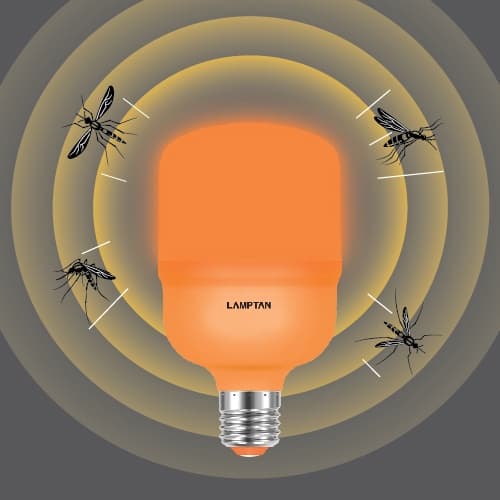 LAMPTAN หลอดไฟไล่ยุงกำลังวัตต์สูง LED High Watt T-Bulb Anti-Mosquito ขั้ว E27 รูปที่ 8