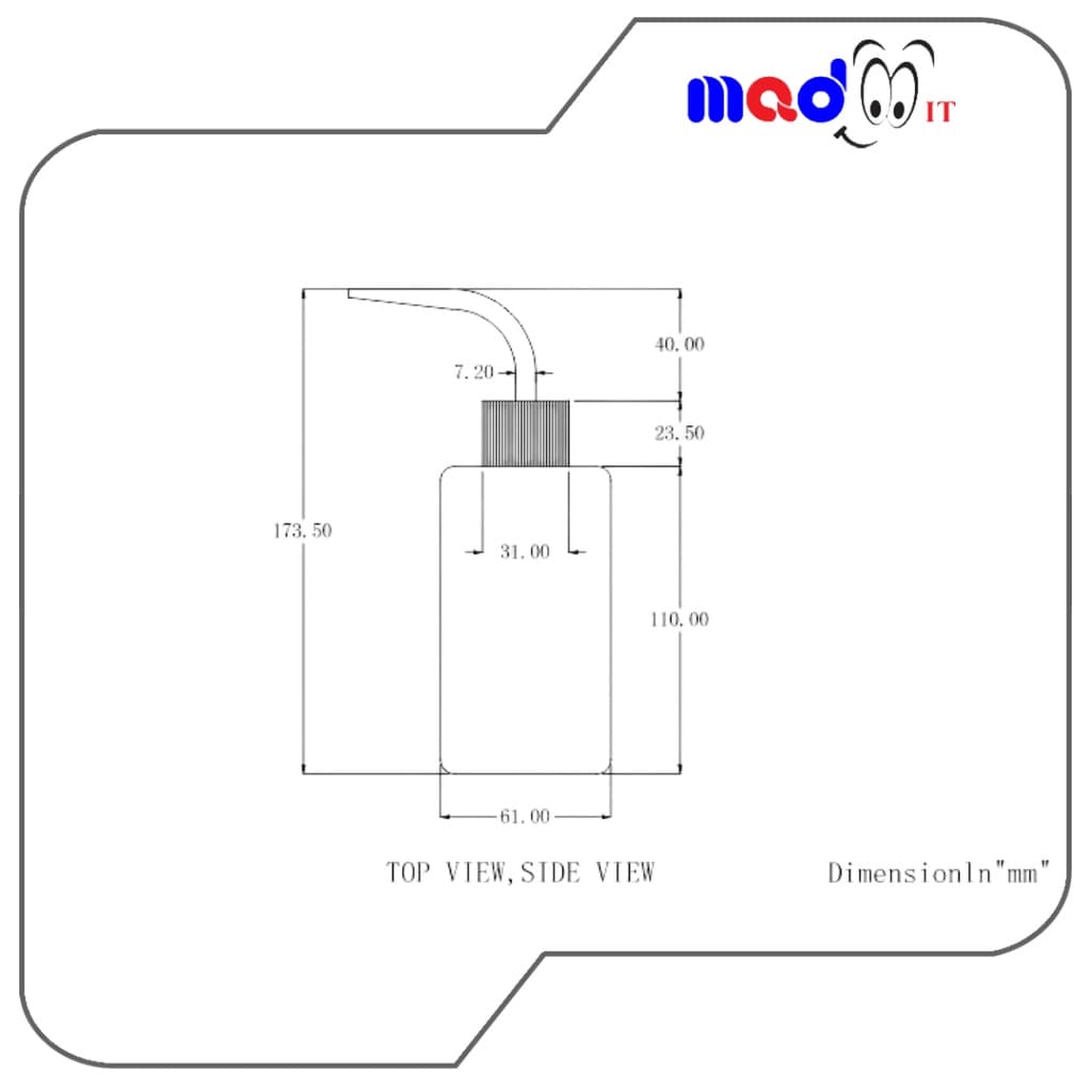 ขวดบีบ ขวดเติมน้ำ สำหรับเติมน้ำในชุดน้ำระบบเปิด PC Water Cooling 250ml.. รูปที่ 6