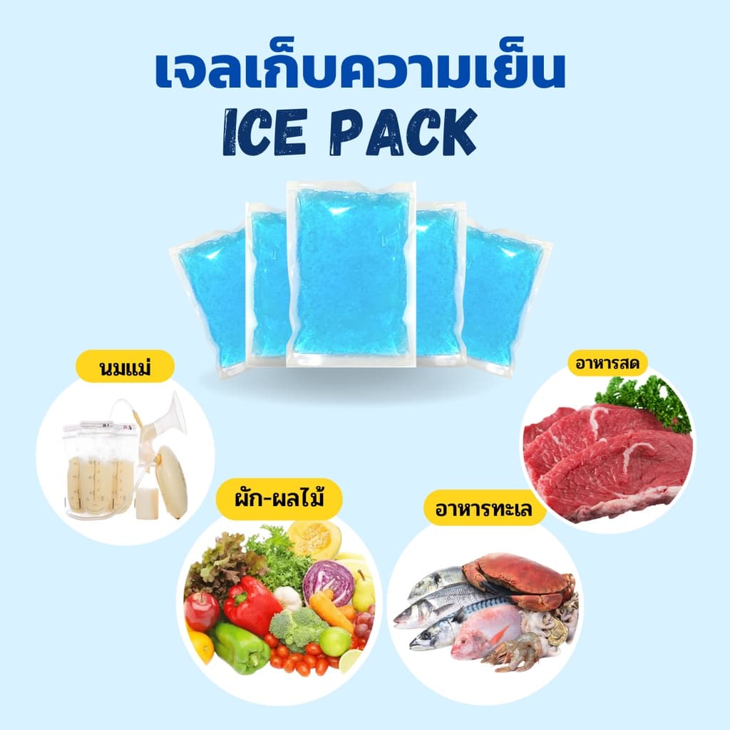 เจลเก็บความเย็น สำเร็จรูป Ice pack แบบน้ำ รูปที่ 3