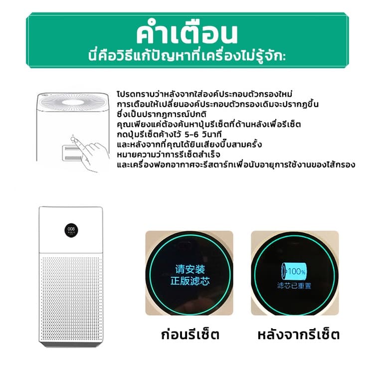Mi Air Purifier Filter For Xiaomi Pro 1 / 2 / 2S / 2H / 3H/ 3C / Pro ไส้กรองอากาศ xiaomi รุ่น กรอง ไส้กรอง รูปที่ 2