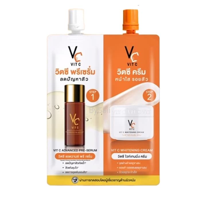 ดับเบิ้ลวิตซี 2 in 1 VC เซรั่ม+ครีม รูปที่ 1