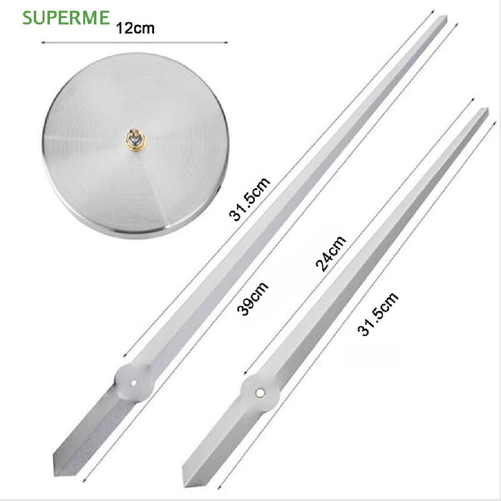 Superme กลไกนาฬิกาแขวน ขนาดใหญ่ DIY รูปที่ 8