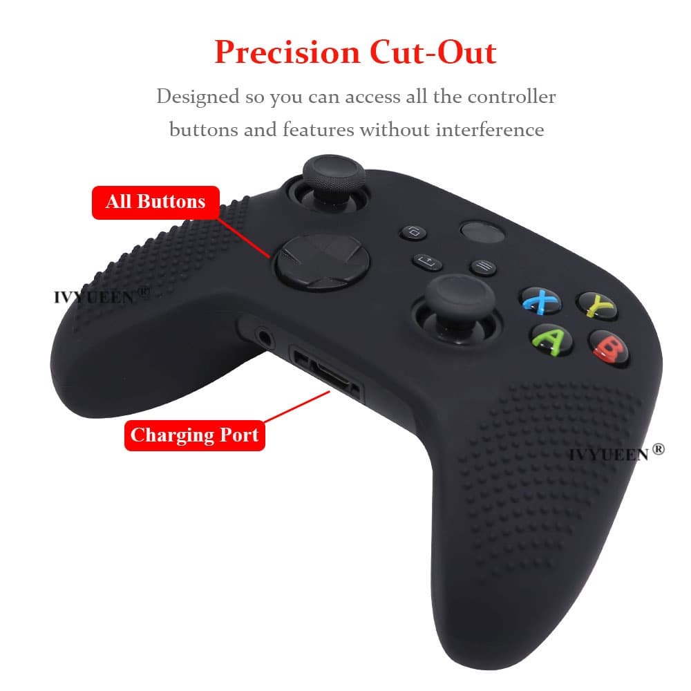 Ivyueen Anti-Alip Skin สําหรับ XBox Series XS Core Controller เคสซิลิโคน XSX XSS ฝาครอบป้องกัน รูปที่ 8